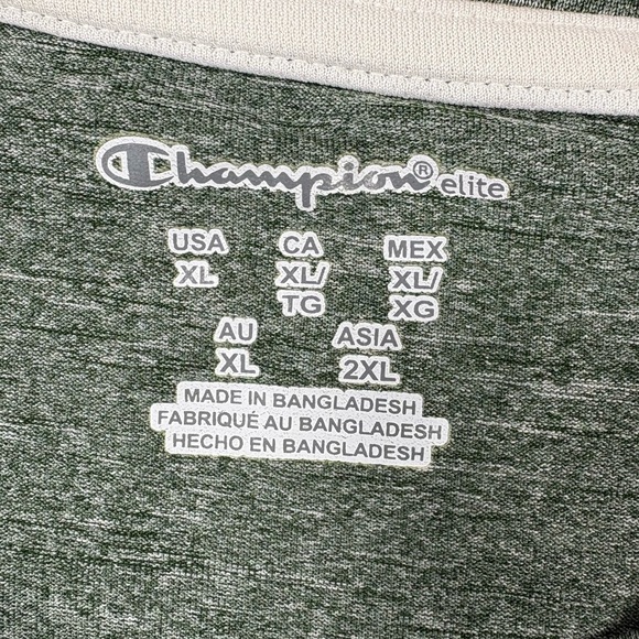 Champion Elite Heathered Green Cal Poly Mustangs Quick Dry Shirt | Size  L - Picture 3 of 8